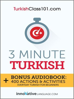 cover image of 3-Minute Turkish